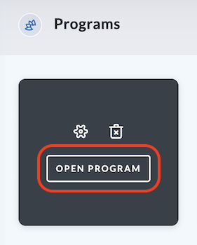 Open Program