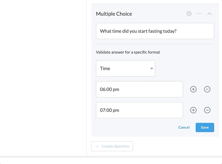 Survey Multiple Choice Time